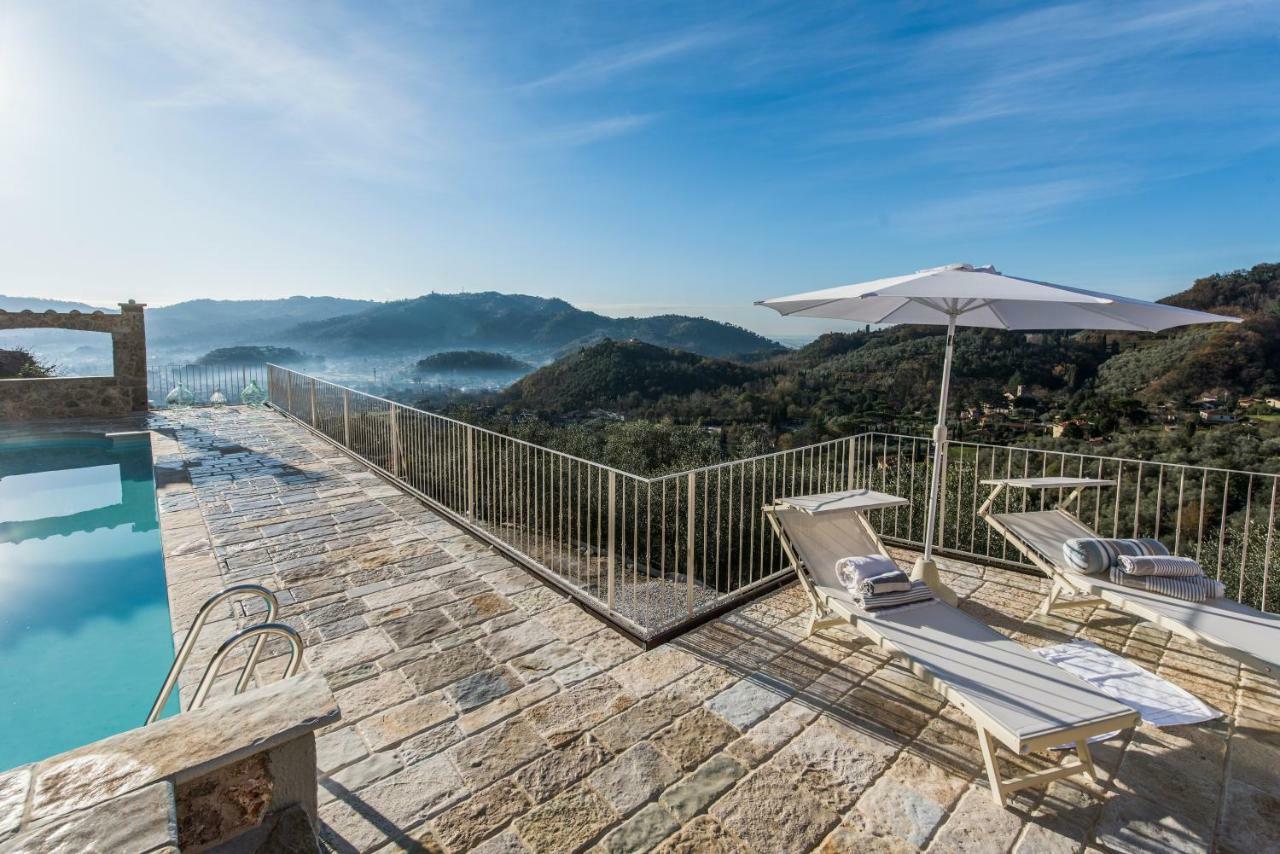 קמאיורה Charming Farmhouse In The Hills, Private Pool, Sea View, Dream Panorama מראה חיצוני תמונה