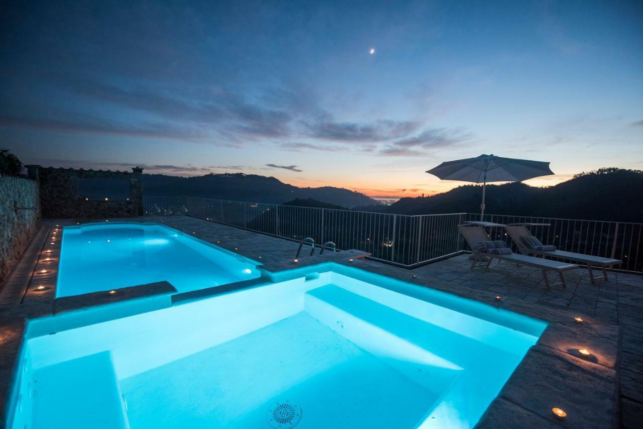 קמאיורה Charming Farmhouse In The Hills, Private Pool, Sea View, Dream Panorama מראה חיצוני תמונה