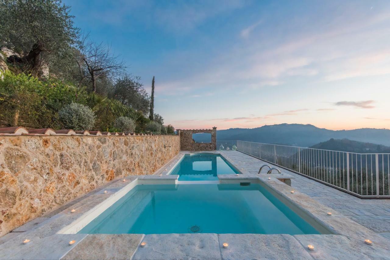 קמאיורה Charming Farmhouse In The Hills, Private Pool, Sea View, Dream Panorama מראה חיצוני תמונה