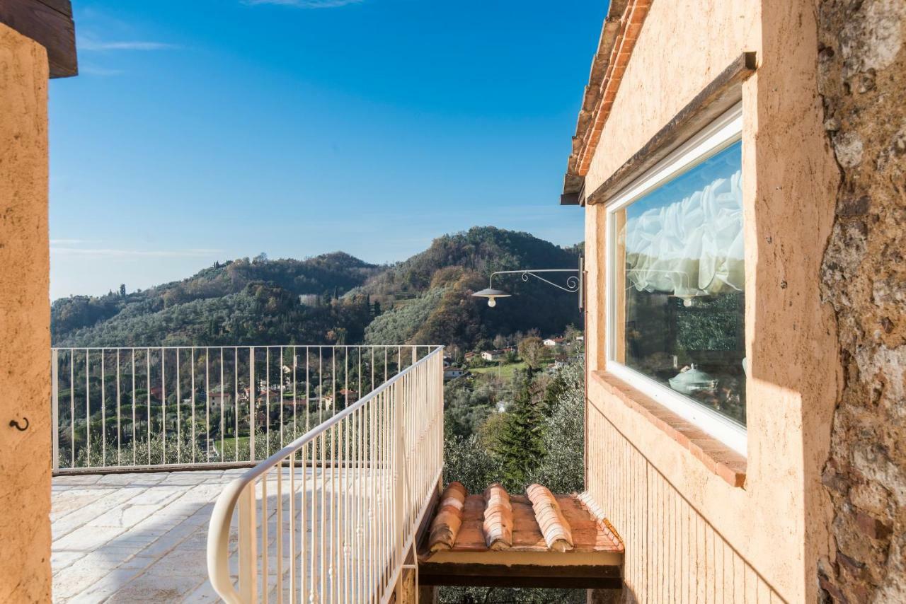 קמאיורה Charming Farmhouse In The Hills, Private Pool, Sea View, Dream Panorama מראה חיצוני תמונה