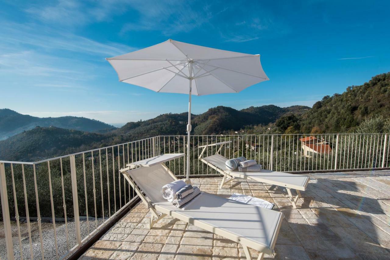 קמאיורה Charming Farmhouse In The Hills, Private Pool, Sea View, Dream Panorama מראה חיצוני תמונה