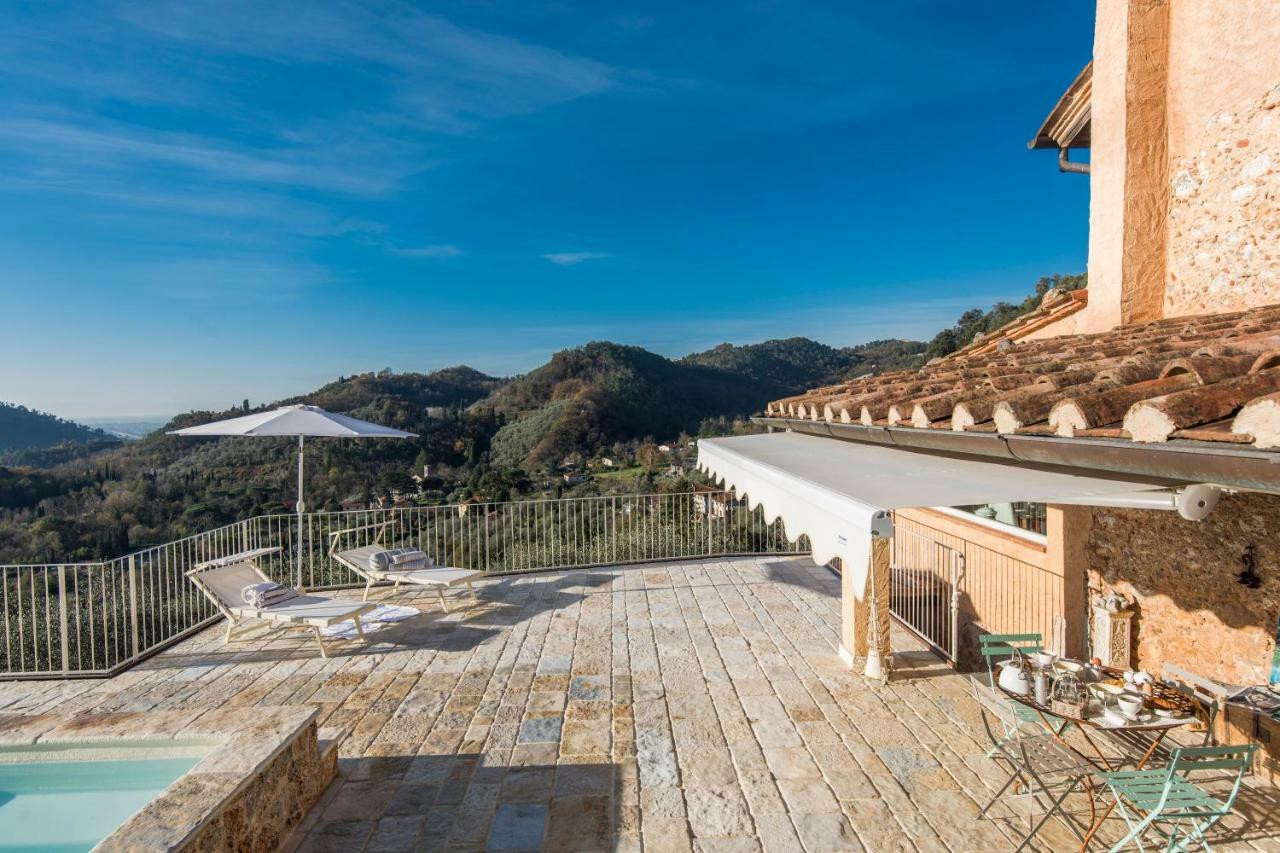 קמאיורה Charming Farmhouse In The Hills, Private Pool, Sea View, Dream Panorama מראה חיצוני תמונה